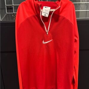 Nike Dri-FIT Red Pullover